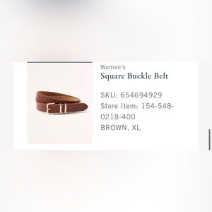 Abercrombie Square Buckle Belt